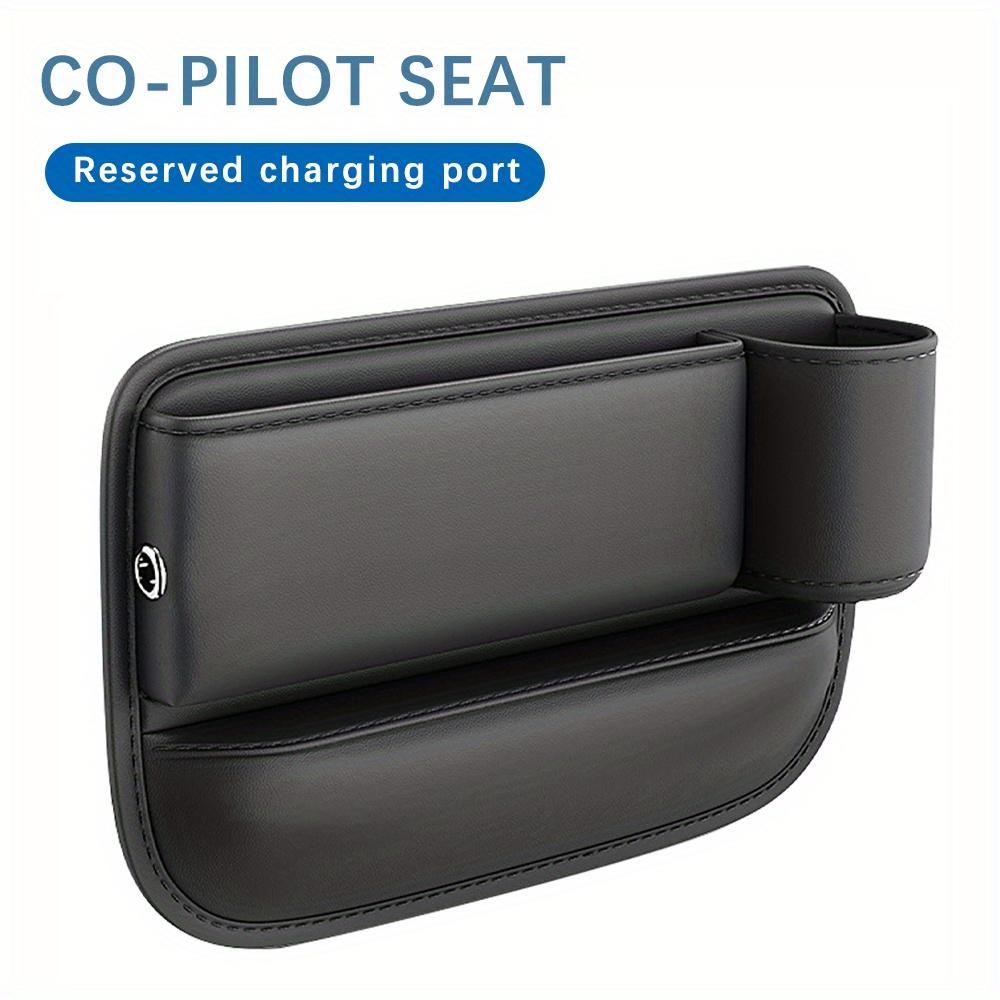 Multifunction Car Seat Gap Filler Storage Bag Made Faux Leather