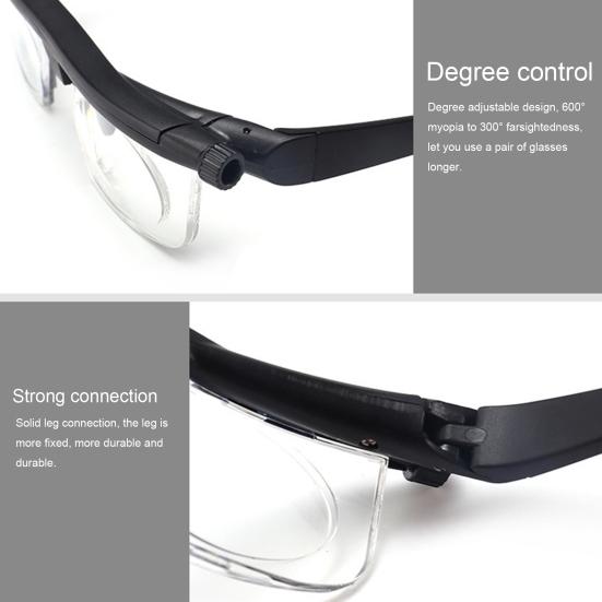 Очки с регулируемым фокусом, циферблатное зрение, близорукость, пресбиопия, очки для чтения, легкие, универсальные, для близи и дальнего зрения, для мужчин и женщин