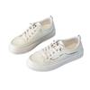2025 весна новые женские туфли спортивные универсальные белые туфли женские повседневные кожаные туфли с одной педалью модные туфли