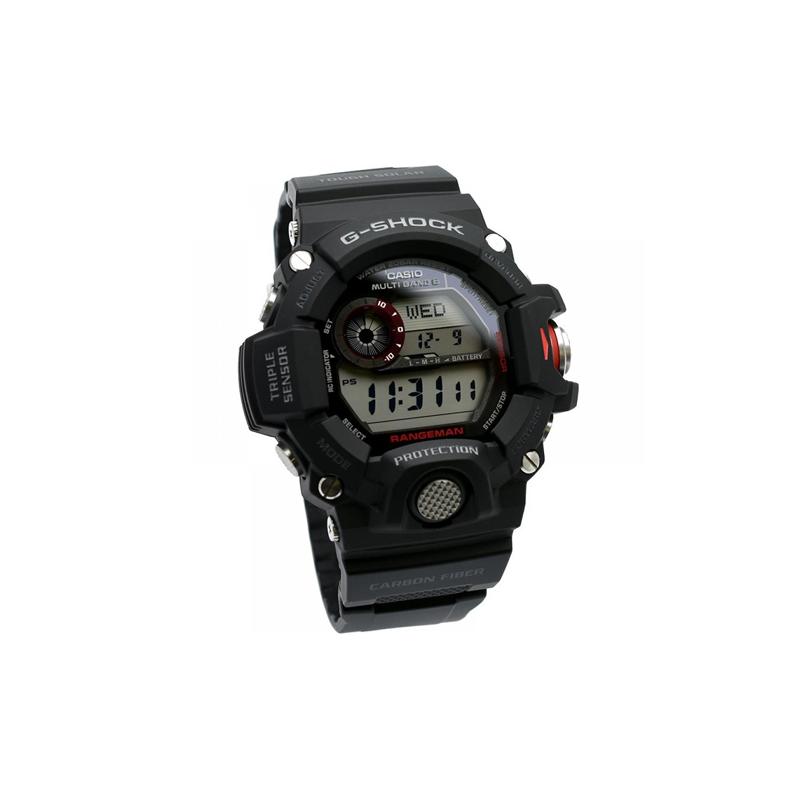 Casio Серия MASTER OF G-LAND 200 метров водонепроницаемые солнечные кварцевые часы с ремешком из углеродного волокна мужские серый циферблат GW-9400J-1JF