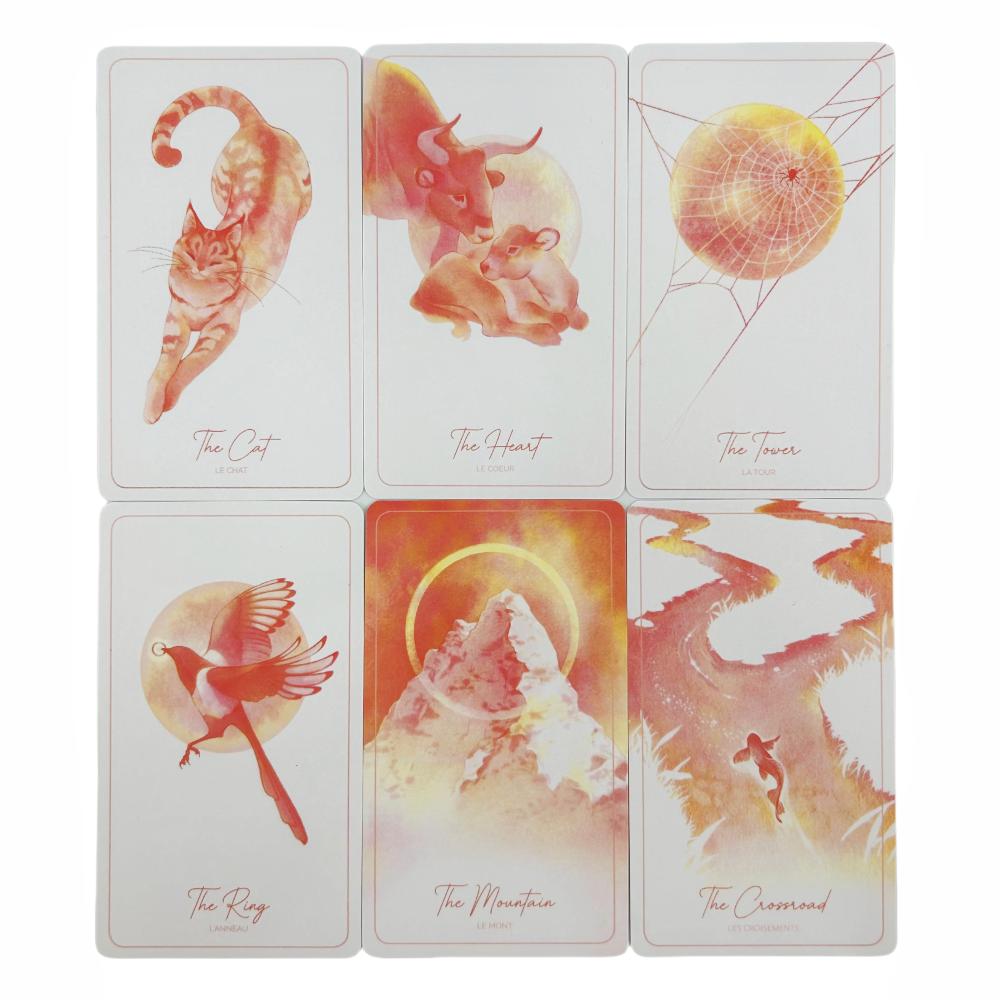 Сова и сорока Ленорман Оракул Карты Гадания Колода Английское Видение Издание Таро Доска Игра Игра Для Вечеринки