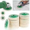 Wool Polishing Wheel Buffing Pads Angle Grinder Wheel Angle Grinder For Metal Marble Glass Ceramics Thickened Wool Polishing Wheel