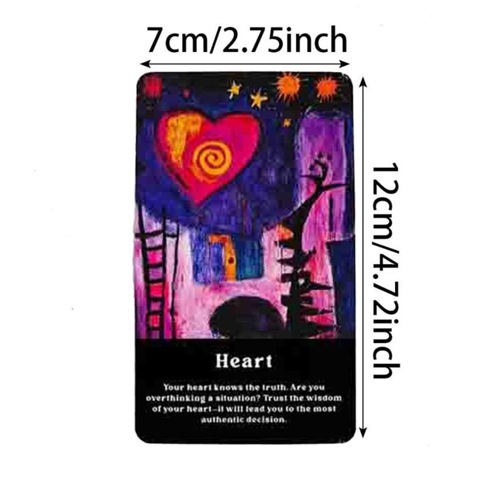 12x7cm Celestial Insights Oracle Cards 56 Pcs Balance and Awaken Tarot Cards Hidden Spirit Card Deck Unknown Energy