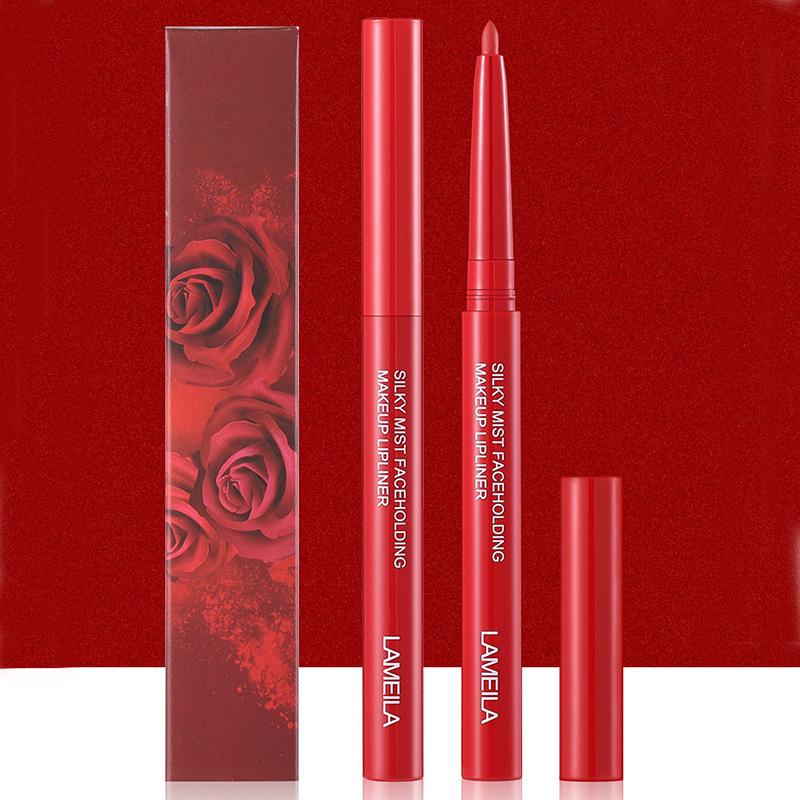 Lamei La Soft Mist Matte Lip Liner 927: Silky, Three-Dimensional, Long-Lasting, Fade-Resistant for Beginners.