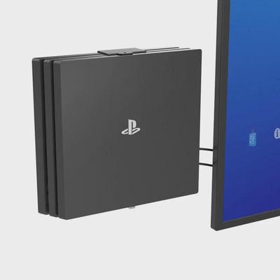 Настенный металлический кронштейн для PS4 Pro/Slim с реверсивным винтовым креплением