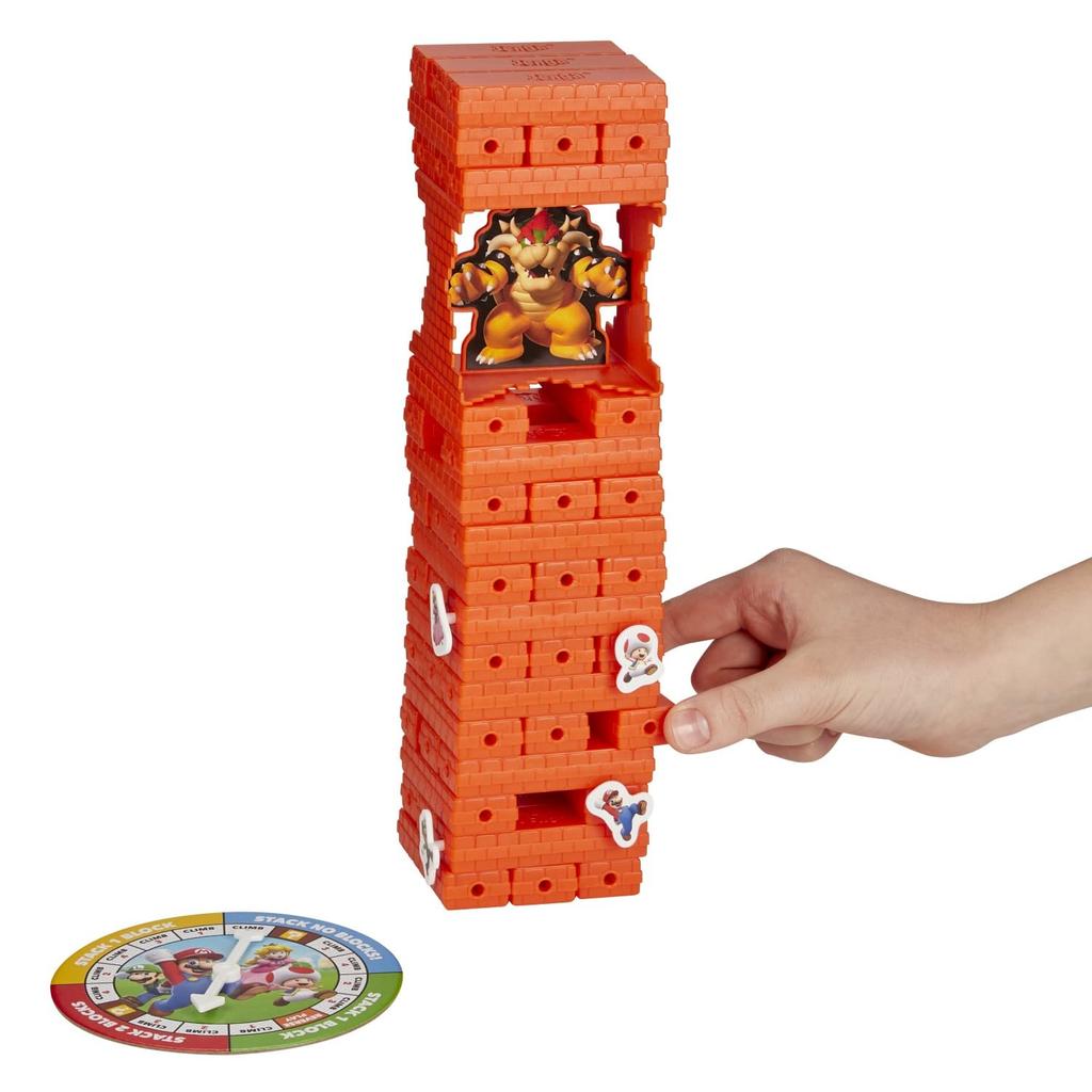 Hasbro Gaming Jenga Super Mario Super Mario Block Stacking Tower Game for Ages E9487 Genuine Product Fans, 8+