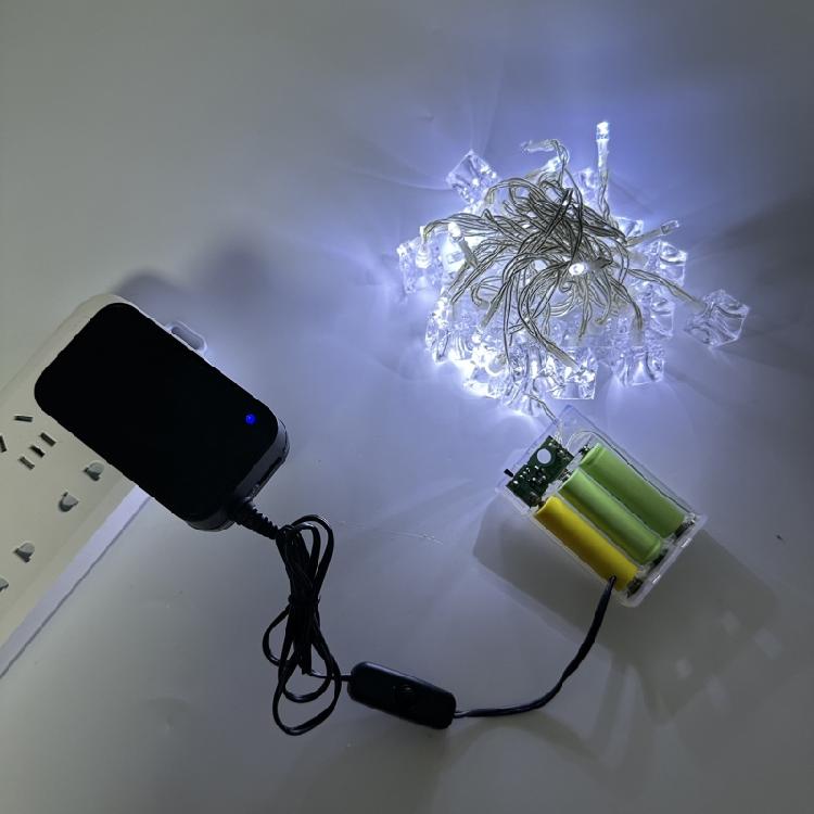 Комплект адаптеров питания AC-DC с USB-зарядным устройством, заменяющий 2-8 шт. батареек AA