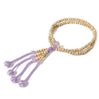 [Shingon Dot Shop] Буддийские четки - Четки в традиционном стиле для женщин секты Сингон, длина 8 дюймов, в комплекте деревянная коробка из павловнии