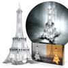FUNPOLA 3D Puzzle Акриловый 3D Puzzle Металлический пазл Светящаяся модель здания Эйфелевой башни Архитектурная модель здания Парижские достопримечательности ночью Интерьер
