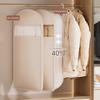 1/3Pcs Hanging Garment Bags with Self Compression Zipper Large Capacity Dustproof Space Saving Garment Clothes Bags