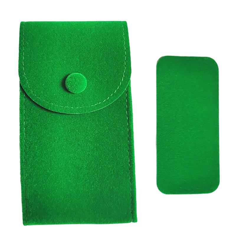 Velvet Snap Watch Soft Storage Bag Flannel Men Women Travel Case Portable Ring Necklace Bracelet Organizer Gift Packaging