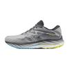 Wave Rider 27 Running Thick Gray X White X 2E Shoes, Jogging, Marathon, Training, Sports, Lightweight, Resilient, Sole, Men's, Blue, 28.5 Cm,