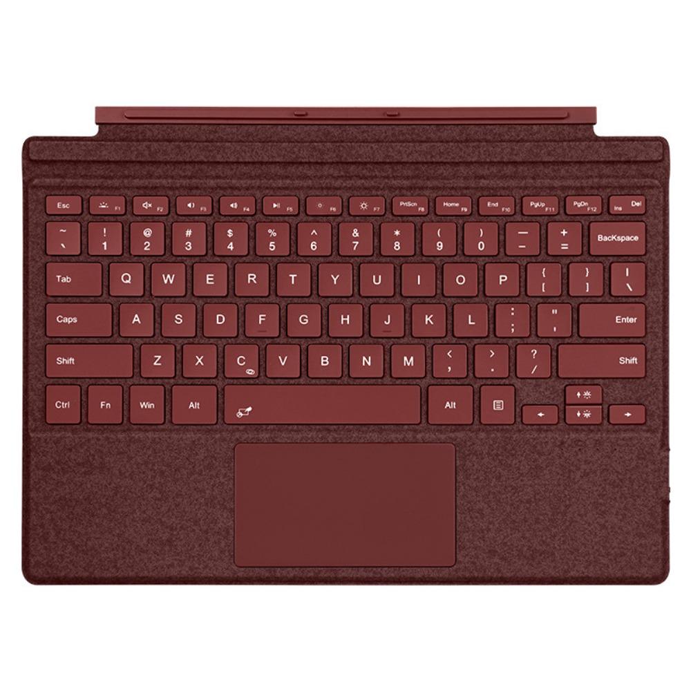 Bluetooth-клавиатура для Microsoft Surface Pro 9 с цветной подсветкой и беспроводной магнитной зарядкой