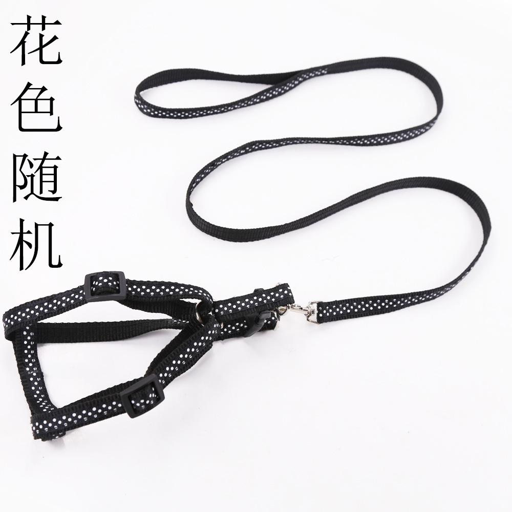 Pet Nylon Outdoor Explosion-proof Rush Leash Walking Dog Chain Cat Leash Chest Strap Supplies