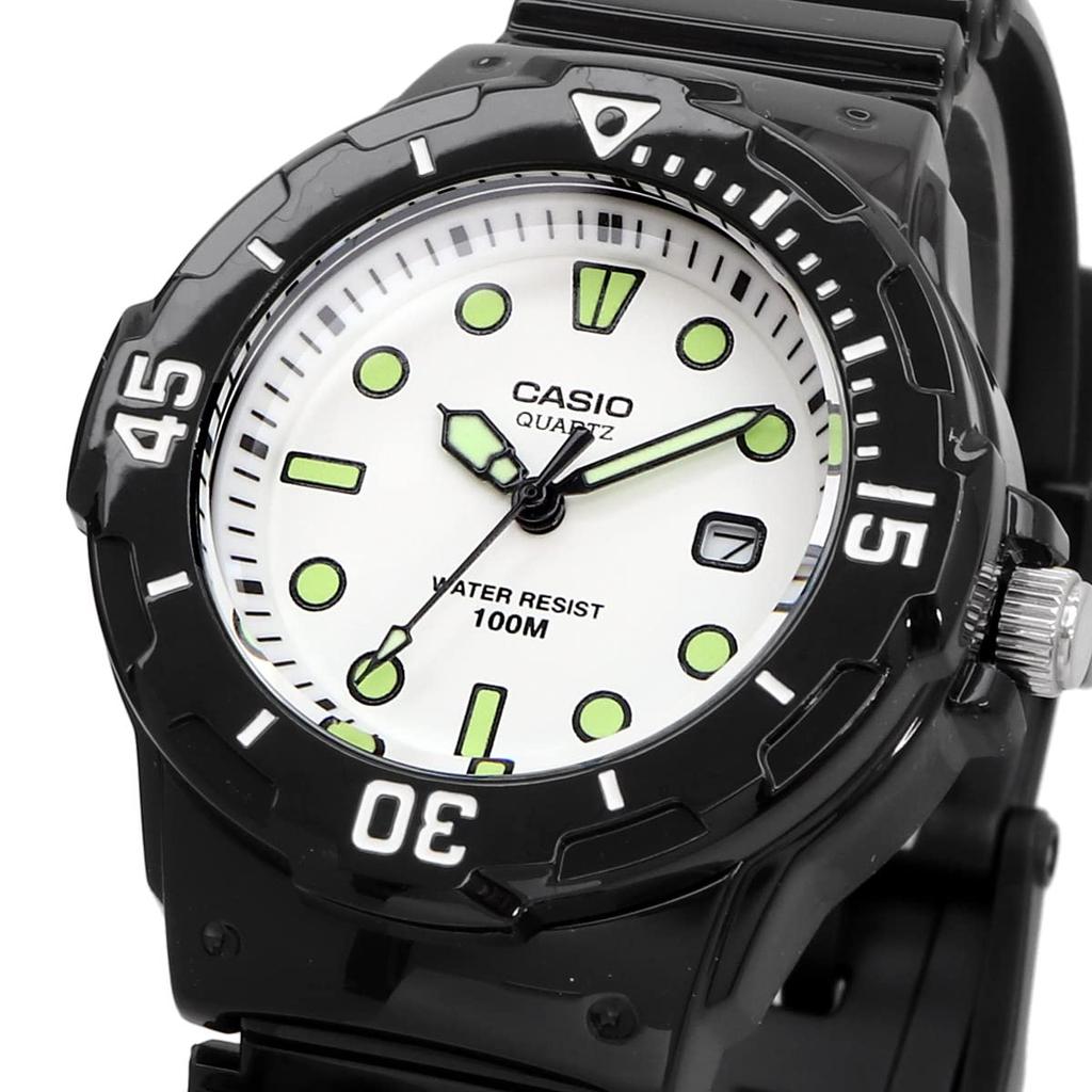 Casio Аналоговые часы LRW -200H-7E1V / -200H-7E2V Женские/Детские Дешевые Casio Глянцевый Черный x Белый / Глянцевый Белый Зарубежная Модель [Параллельный Импорт]