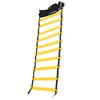Polypropylene Training Agility Speed Ladder Stairs Footwork for Soccer Fitness AccessoryBlack Rope