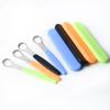Hollow Hole Tongue Cleaner Double Side Lightweight Tongue Scraper Oral Brush with Portable Case for Travel