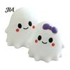 Relaxation Squeeze Ball 1/2Pcs Halloween Cartoon Ghost Toy, Bow Stress Relief Calming Toy White Sensory Fidget for Kids Adults Party Favors