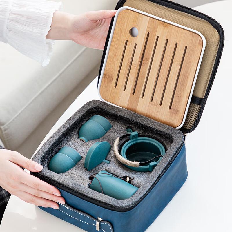 Portable Ceramic Travel Tea Set