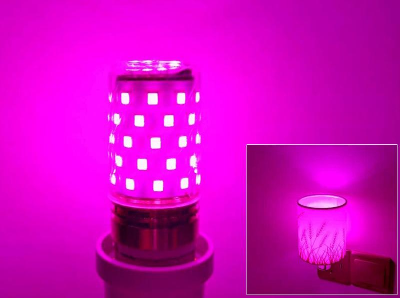 LED Red Green Yellow Pink Purple Blue Light Bulb E27 E14 True Power 5W 85-265V Holiday Night Light Christmas Light Bulb
