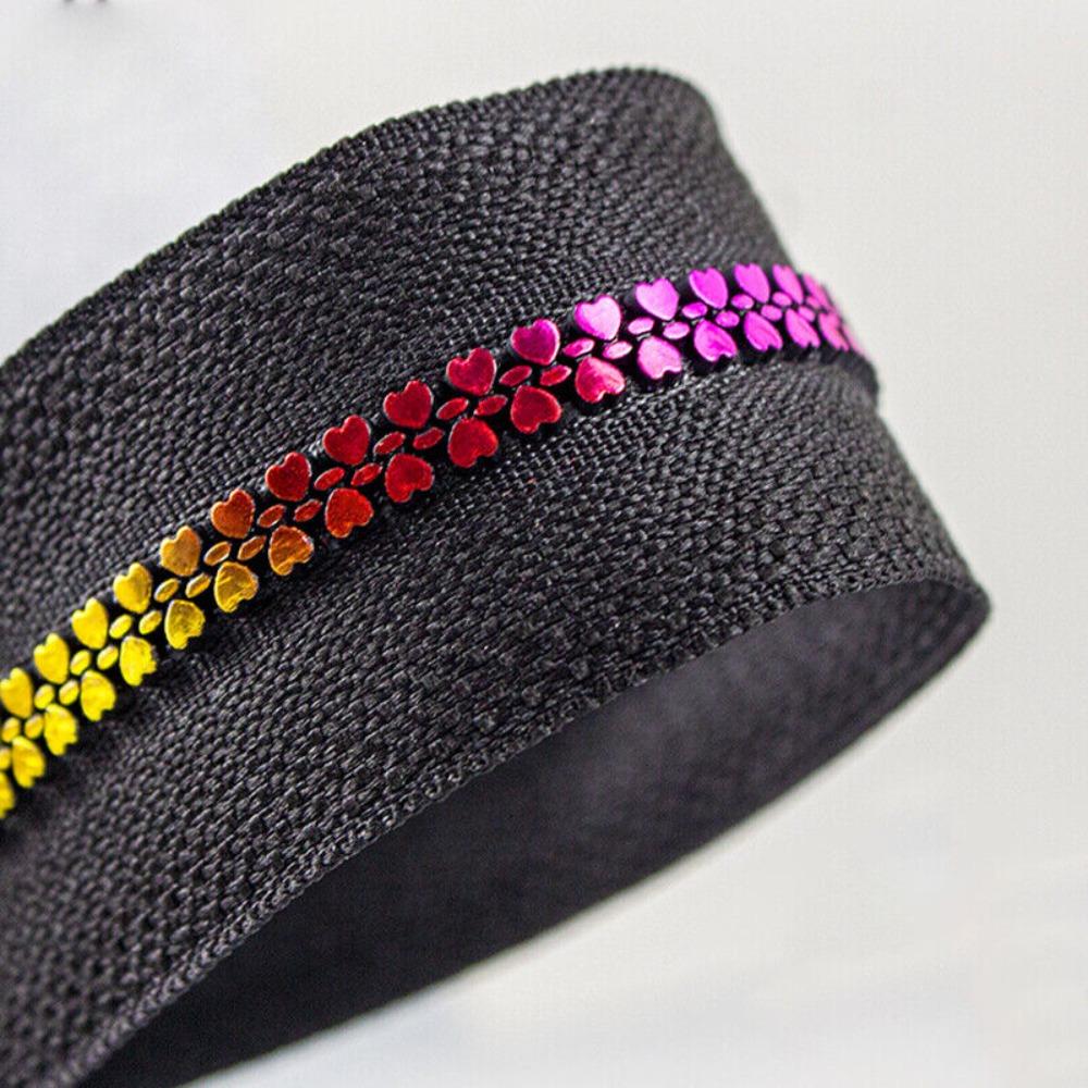 Молнии в форме сердца с зубцами для курток, пальто, швейные принадлежности, смоляные молнии, новые открытые молнии