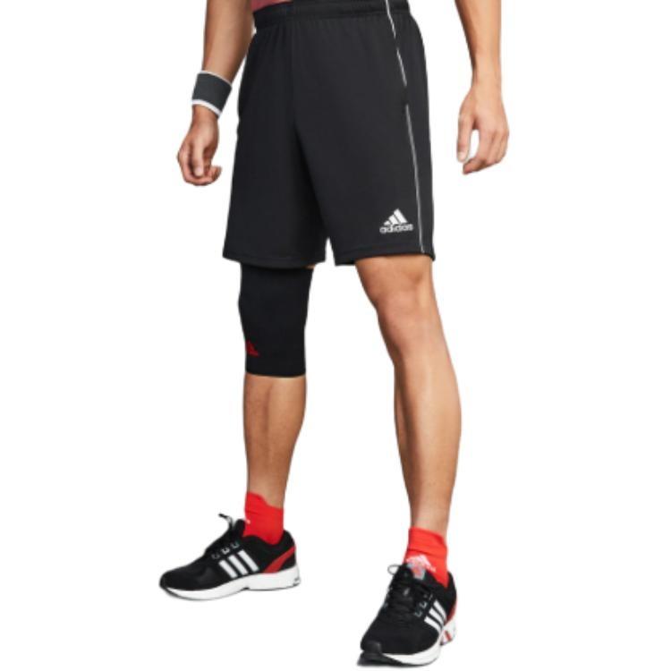 adidas Core18 Плетеные Футбольные Спортивные Шорты Мужские Черные CE9040