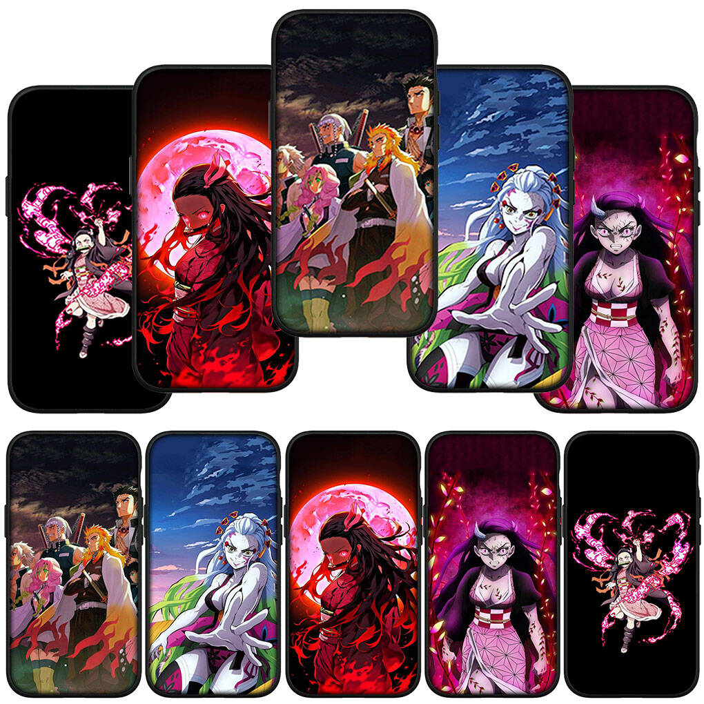 Чехол для iPhone 17 16 15 Xiaomi Poco F8 F7 X7 X6 M8 C85 C75 Redmi Note 14 13 12 11 Pro Max A3 A4 14C 13C 15C Даки Гютаро Незуко Клинок Рассекающий Демонов Танджиро