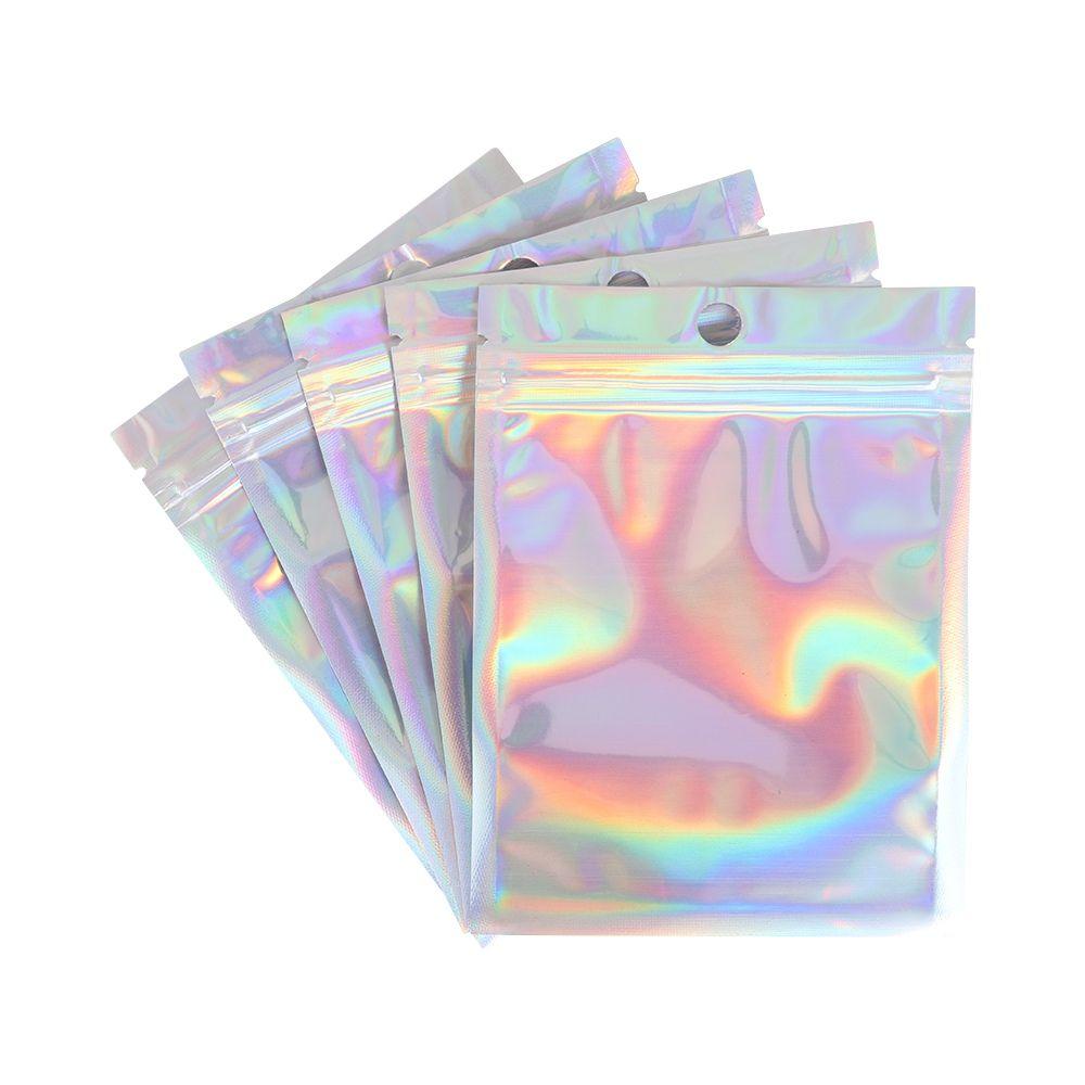 20 Pcs Plastic Waterproof Self Seal Storage Zipper Reclosable Pouches Packaging Bag