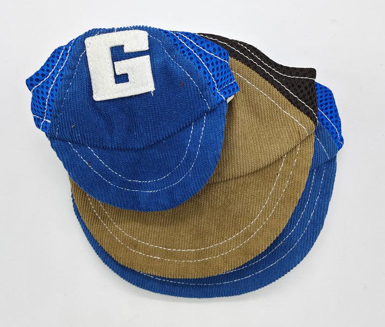 Солнцезащитная бейсболка для собак - Подходит для пород малого и крупного размера с отверстиями для ушей; Идеально подходит для золотистых ретриверов, корги, французских бульдогов и тедди.