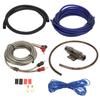 8GA Комплект для установки усилителя мощности Автомобильный сабвуфер Аудиопровод Линия Силовой кабель с предохранителем Универсальный