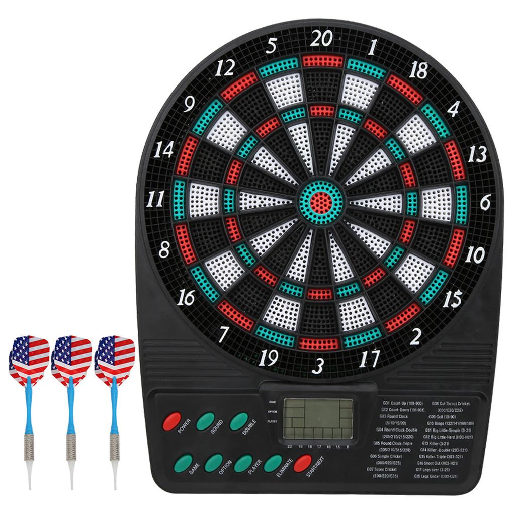 Electronic Dart Automatic Scoring Soft Dart Board Set Family Leisure Target Entertainment
