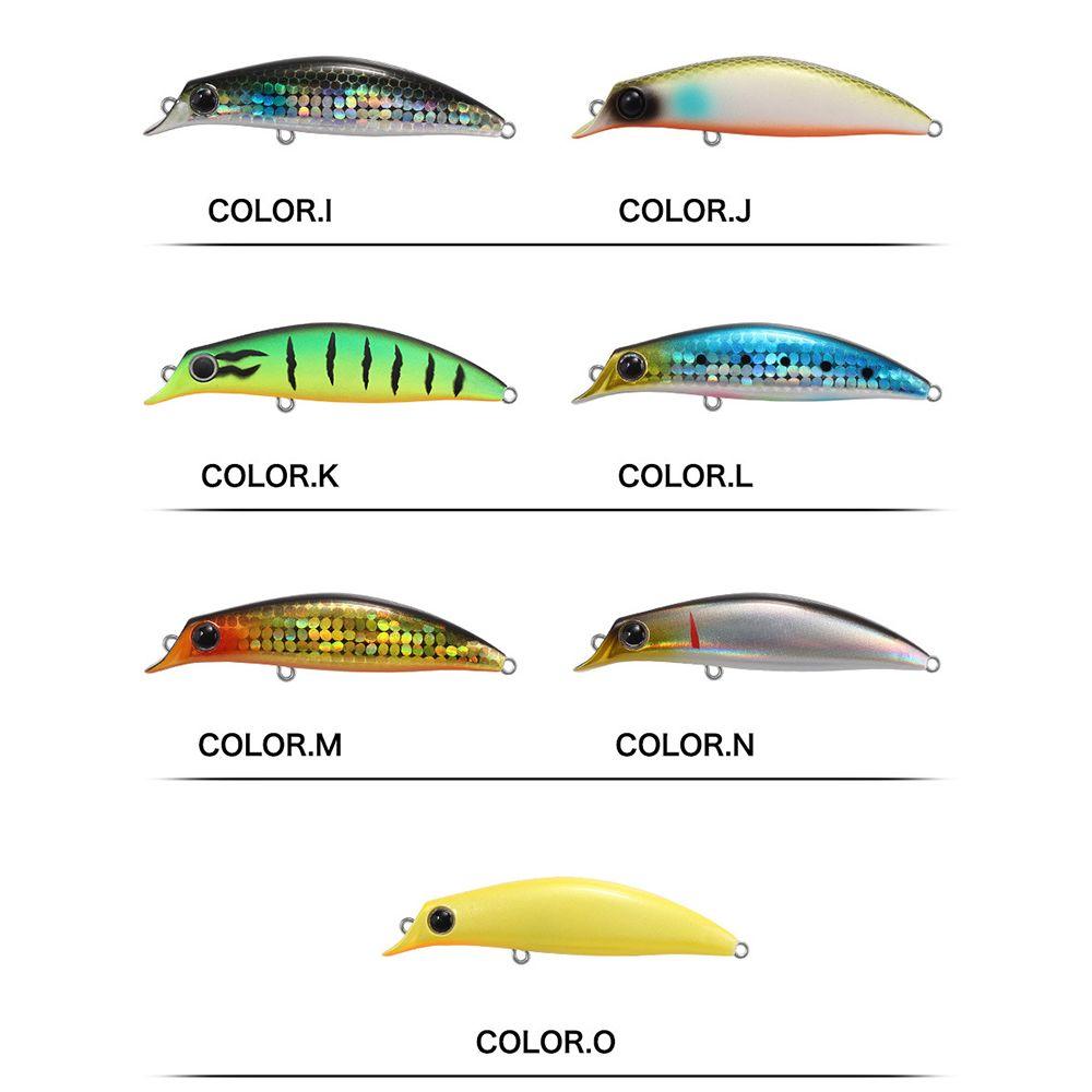 Multicolor Winter Fishing Crankbaits Useful Minnow Lures Long Casting Lure Fish Hooks Minnow Baits