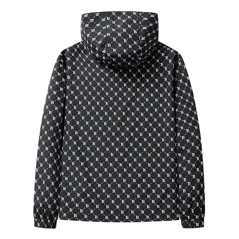 Универсальная модная повседневная куртка мужская весна и осень свободная мужская куртка с капюшоном в гонконгском стиле