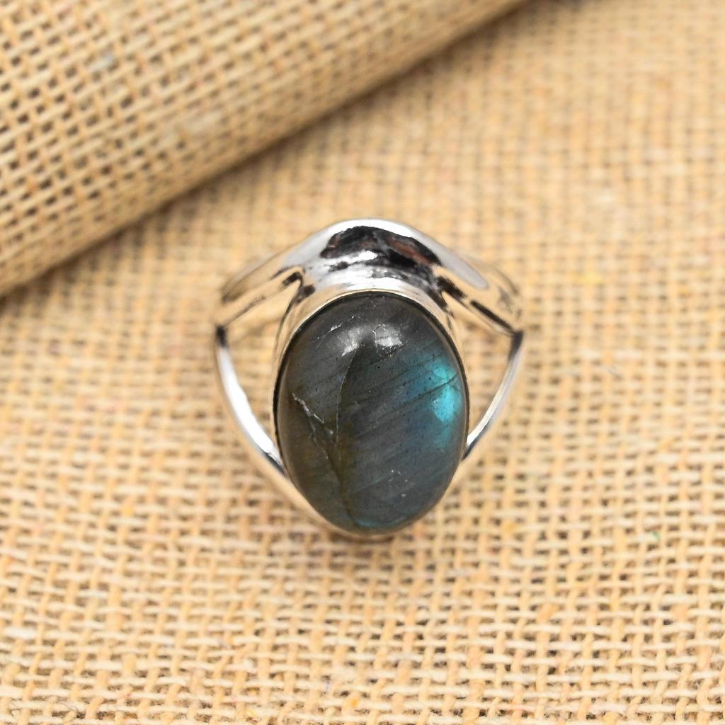 Ювелирные изделия ручной работы из стерлингового серебра 925 пробы из лабрадорита для свадебного подарка