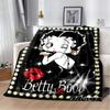 Cartoon Anime cute B-Boop MISS Super Soft Throws Blanket,Warm Cozy Blanket for Bed,Couch,Sofa,Bedroom,Living Room,Travel,Camping
