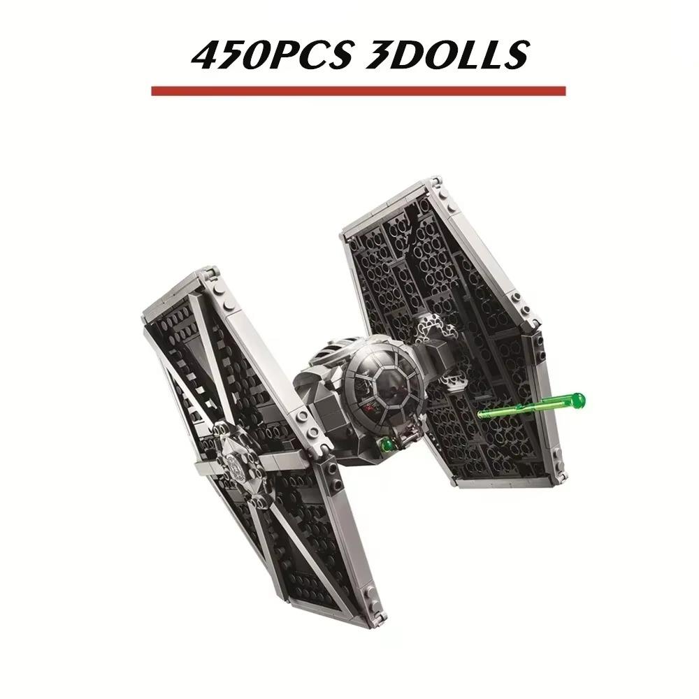 В НАЛИЧИИ Imperial Tie Fighter Stars Fighter Space Wars Фигурки FIT 75300 Модель Строительные блоки Кирпичи Дети Мальчики Игрушки Подарок