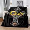 1pc Blanket Ozzy Madman2 Print Design, Lightweight Blanket for Sofa, Bed- Soft &Warm, Gift for All Seasons like Christmas, Halloween