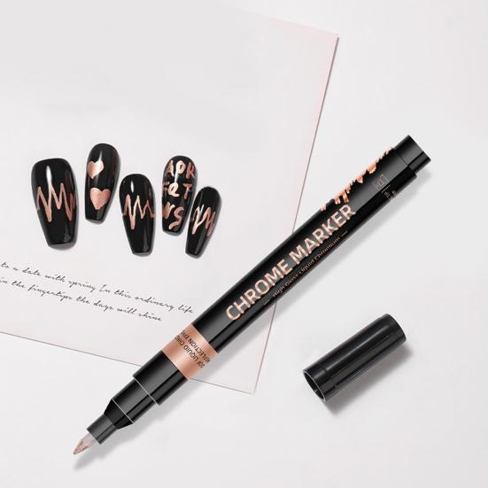 Nail Art Pen Set for Gel Nails DIY Nail Art Marker Drawing Painting Liner Pen 0.5mm Tip Quick Dry Home Salon Manicure Tool Kit