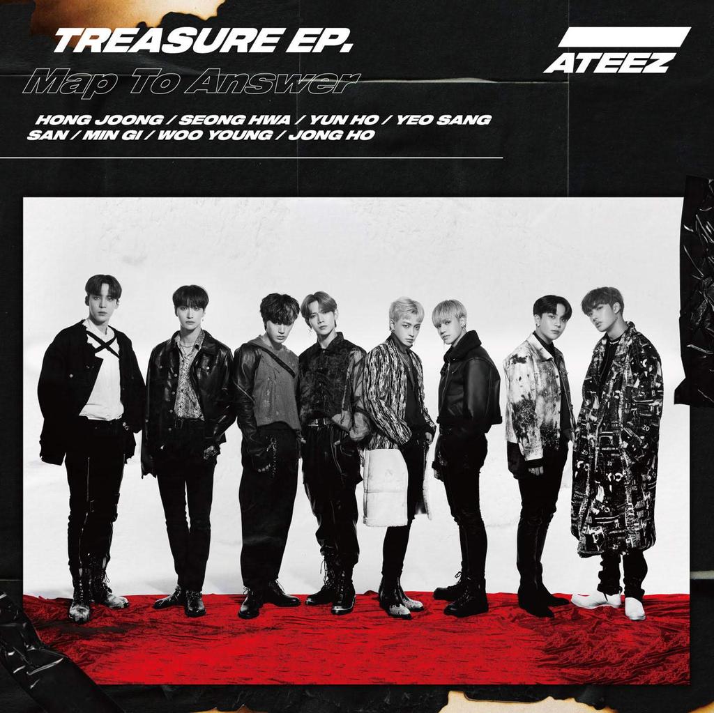 Карта сокровищ к EP ATEEZ. Тип ответа A -