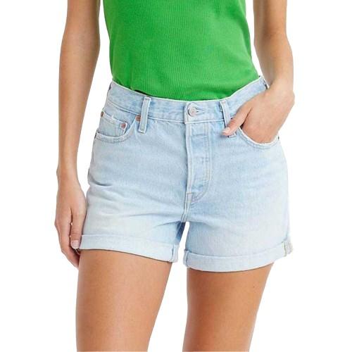 Levis Womens/Ladies 501 Rolled Hem Shorts