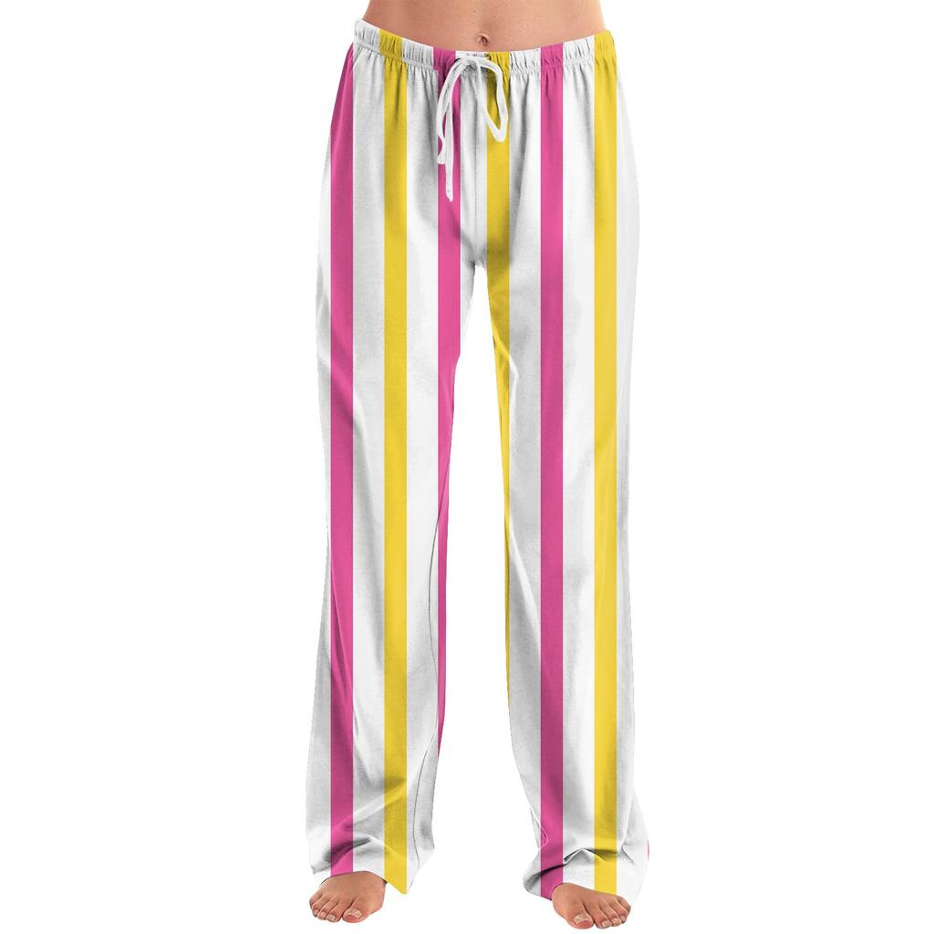 Женские модные свободные повседневные брюки с пасхальным принтом