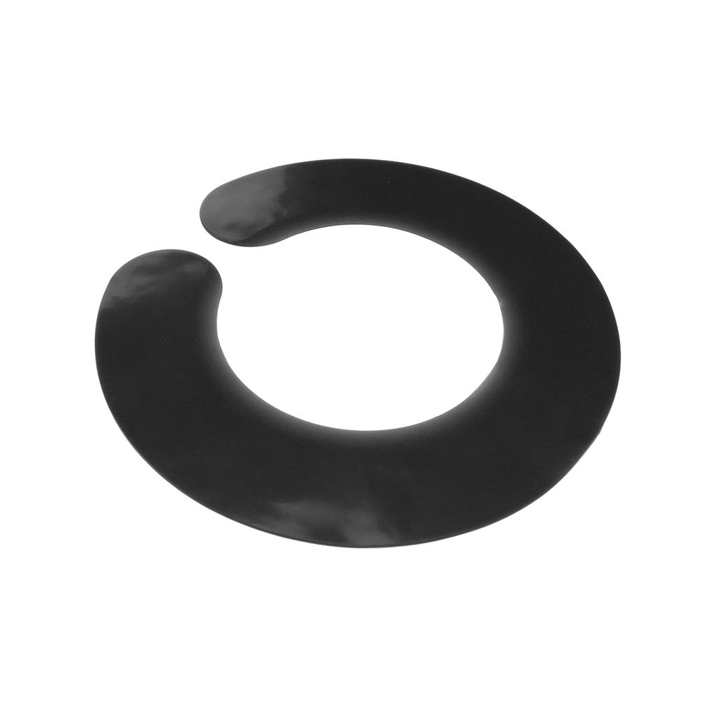 Воротник для стрижки волос Прочный Легко чистится Водонепроницаемый Удобный Мягкий Накидка для окрашивания волос Черный