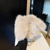 Модная милая сумочка 2025 осень новая личность красивая милая плюшевая сумка-тоут на плечо с кроликом