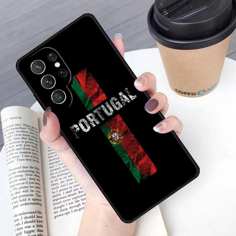 Чехол для телефона Флаг Португалии Для Samsung Galaxy S24 S25 Ultra S21 S22 Ultra S10E Note 10 Plus Note 20 FE S23