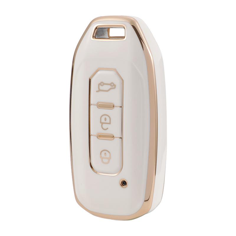 Золотистый чехол-обертка для ключа для 22 моделей Ford, совместимый с Ford Territory S