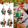 Creative Claus Gift Ornament Hanging Santa Tree Decor For Home Holiday Display