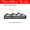 Applicable to Chevrolet, Jeep, Dodge, and Ford: High Country Car Emblem Tail Sticker