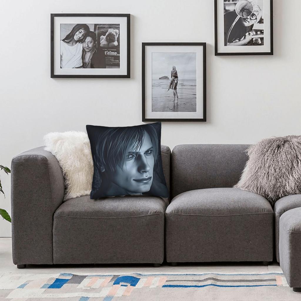 Pillow Cover Leon Kennedy Morden Pillow Case For Living Room Chair Pillowcases