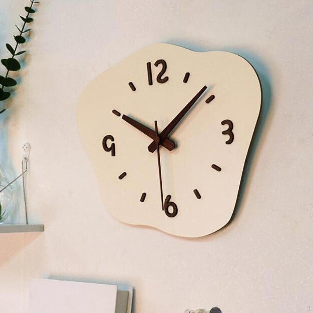 Indoor Wall Clock Home Decor Easy To Use Wear-Resistant Sturdy Silent Hanging Creative