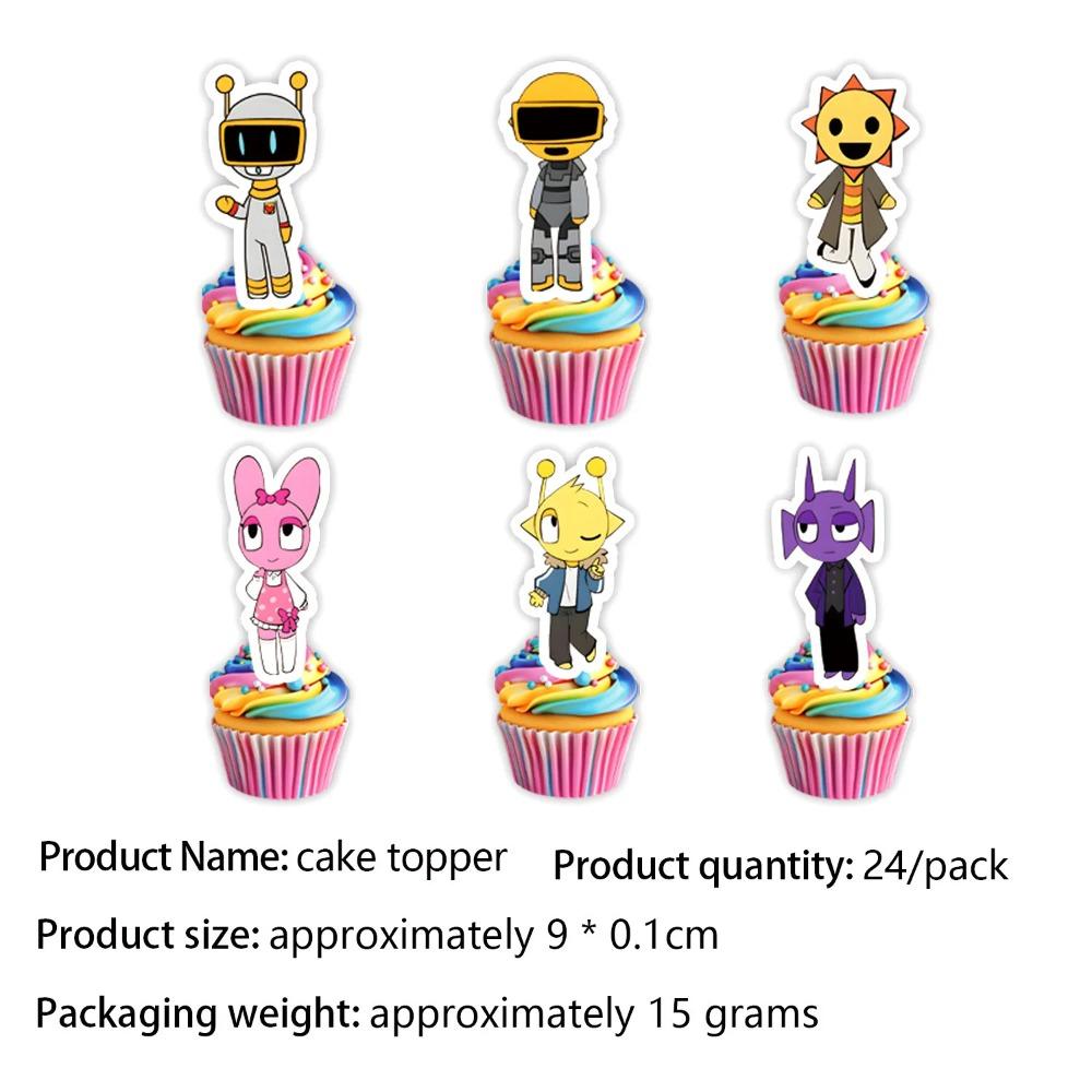 Cartoon Sprunki Birthday Party Decoration Sprunki Game Set Tableware Tablecloth Paper Cup Plate Party Decoration Supplies Gift